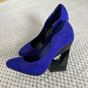 Dolce Vita purple velvet heels